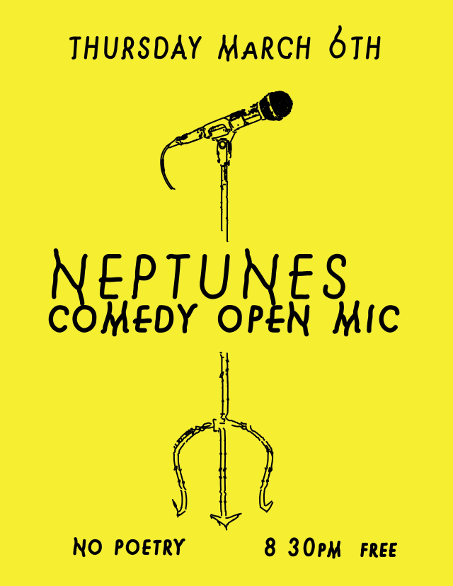 open mic flyer yello